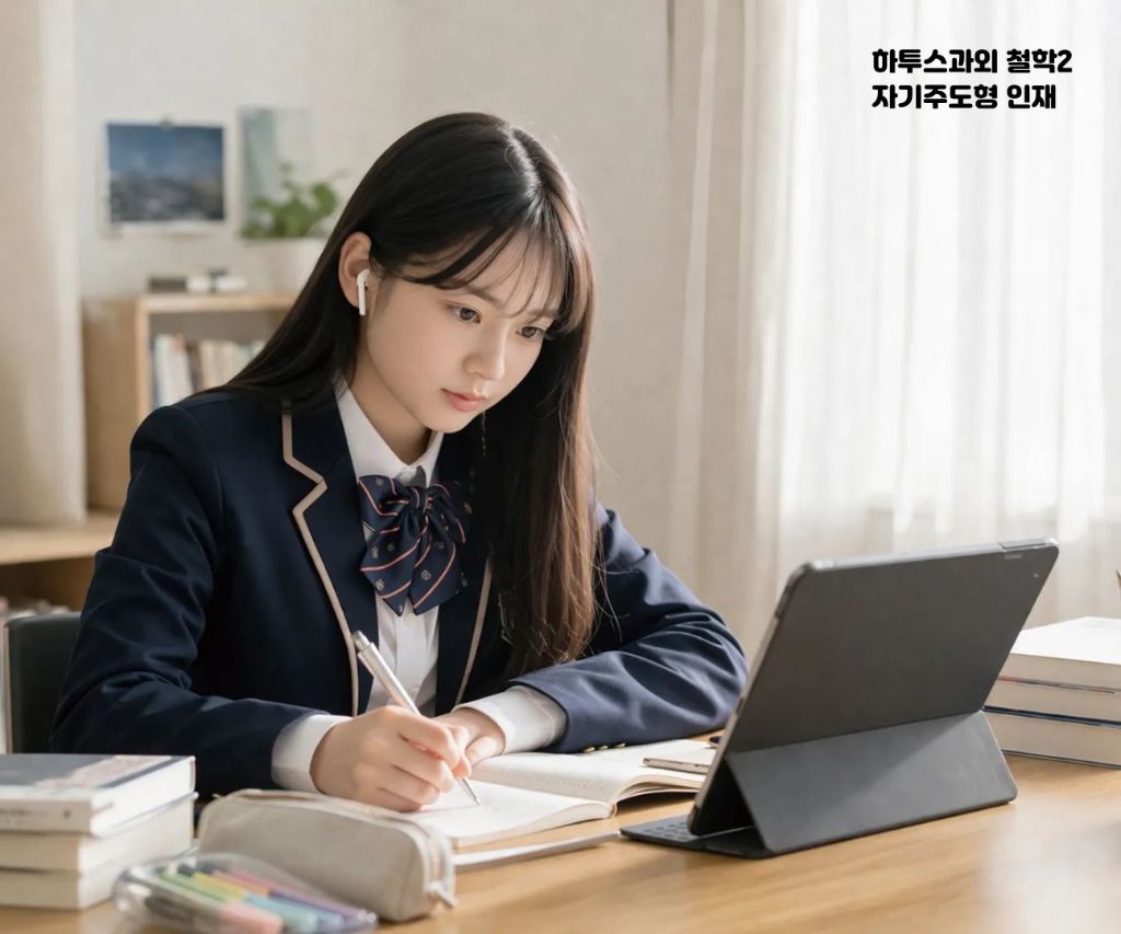 자기주도학습 여학생